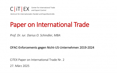 OFAC-Enforcements gegen Nicht-US-Unternehmen